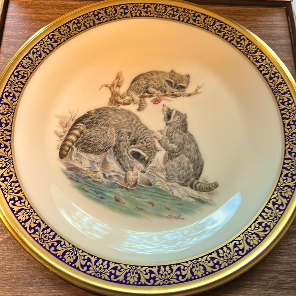 Collectible Woodland Wildlife limited series plate - Picture 1 of 6